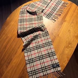 Burberry scarf. Made in England